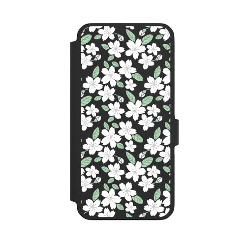 Samsung Galaxy A56 5G NIVOflip Weisse Blüten ohne Hintergrund