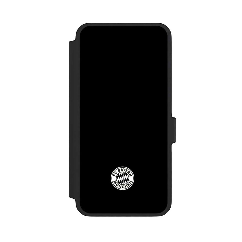 Galaxy A56 5G NIVOflip Klassisches FCB Logo Klein - Weiß auf Schwarz