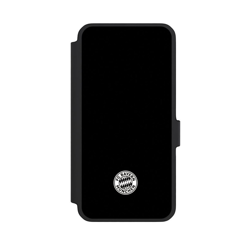 Galaxy A56 5G NIVOflip Klassisches FCB Logo Klein - Weiß auf Schwarz