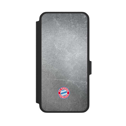 Samsung Galaxy A56 5G NIVOflip Klassisches FCB Logo Klein - Bunt auf Metalllook