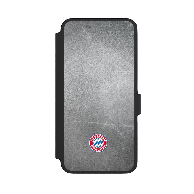 Galaxy A56 5G NIVOflip Klassisches FCB Logo Klein - Bunt auf Metalllook