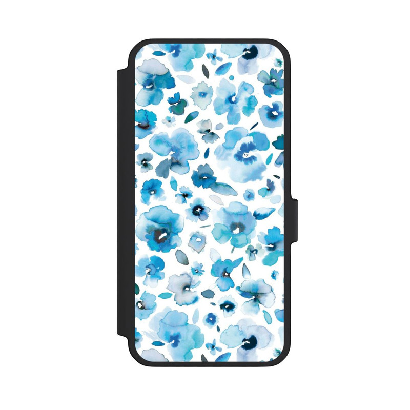 Galaxy A56 5G NIVOflip Blaue tropische Blumen