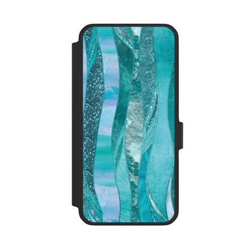 Samsung Galaxy A56 5G NIVOflip Look pailleté glamour bleu