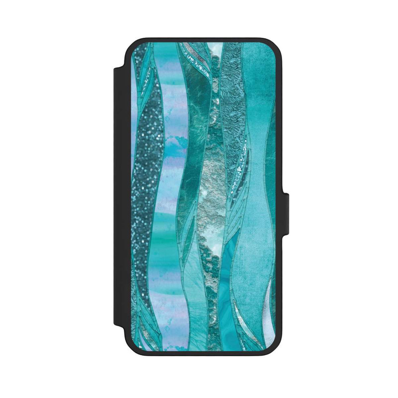 Galaxy A56 5G NIVOflip glamouröser Glitzerlook blau