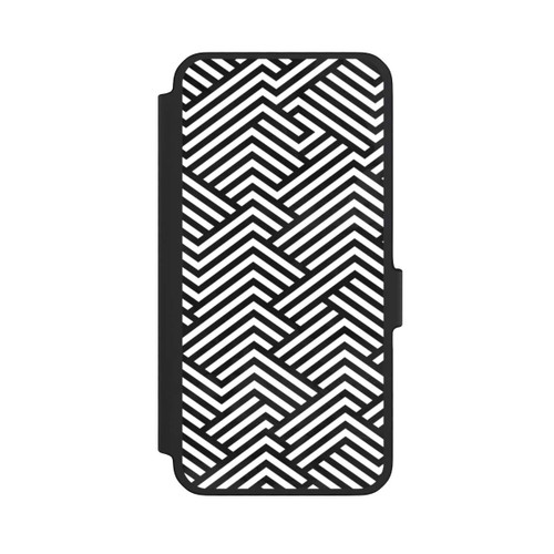 Samsung Galaxy A56 5G NIVOflip Schwarz und Weiß ZigZag
