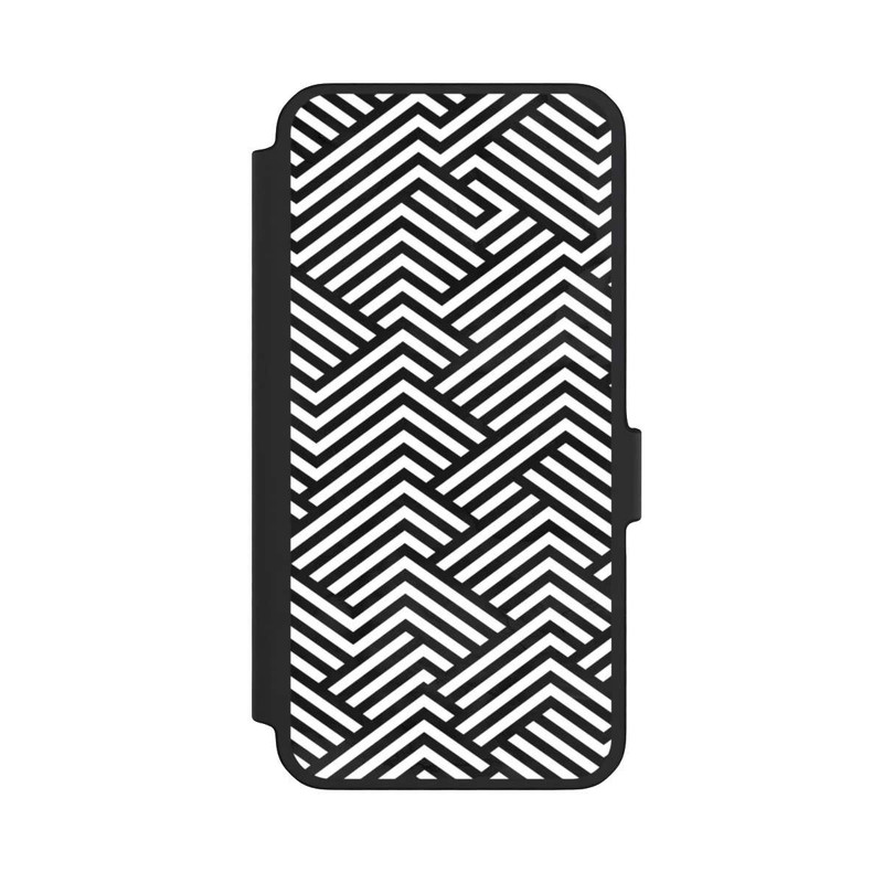 Galaxy A56 5G NIVOflip Schwarz und Weiß ZigZag