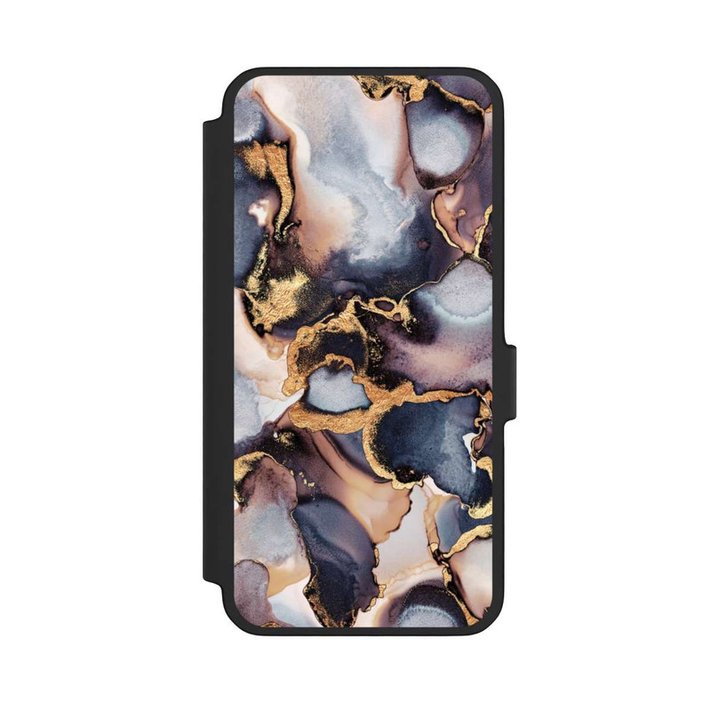 Galaxy A56 5G NIVOflip Verträumte Tinte Grau-Golddruck