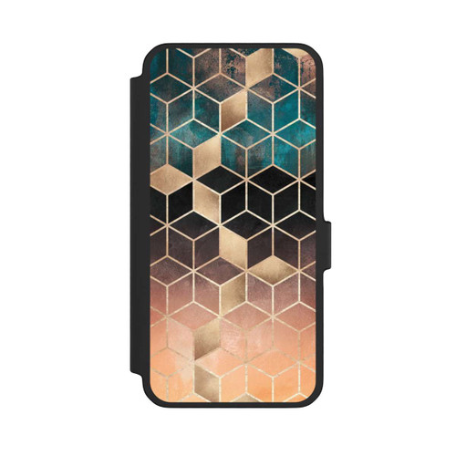 Samsung Galaxy A56 5G NIVOflip Ombre Traum Würfel Gold Druck