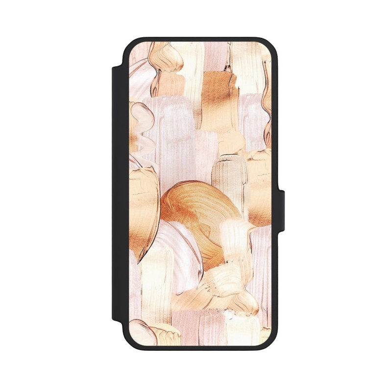 Galaxy A56 5G NIVOflip Motif de pinceau blanc/or