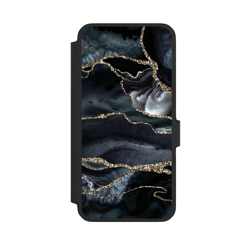 Galaxy A56 5G NIVOflip Or marbré foncé Aspect pailleté
