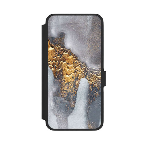 Samsung Galaxy A56 5G NIVOflip Beton-Gold-Glitzerlook