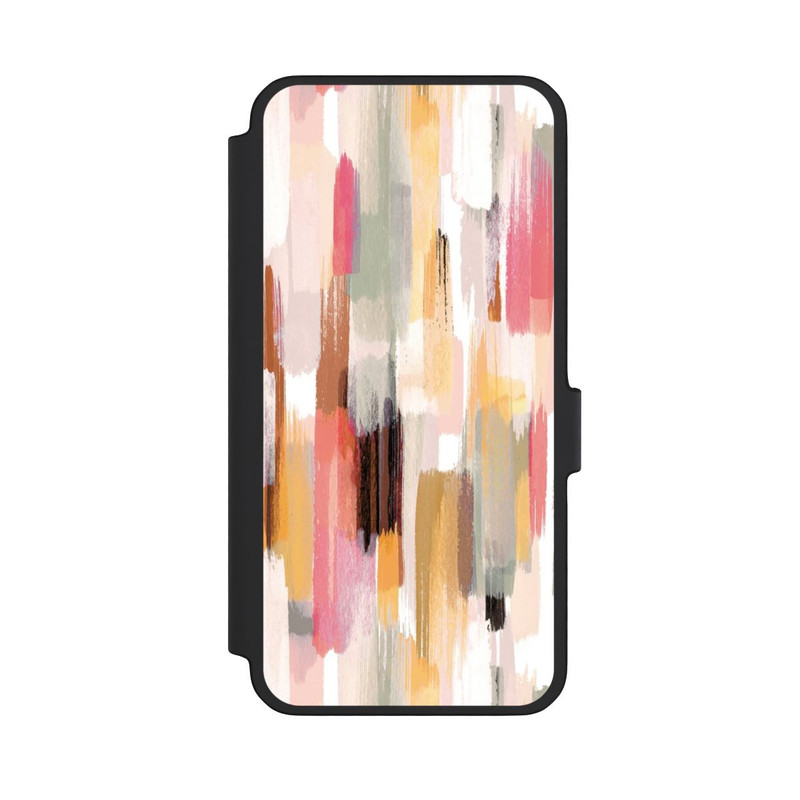 Galaxy A56 5G NIVOflip Abstrakte Pinselstriche Herbsttöne