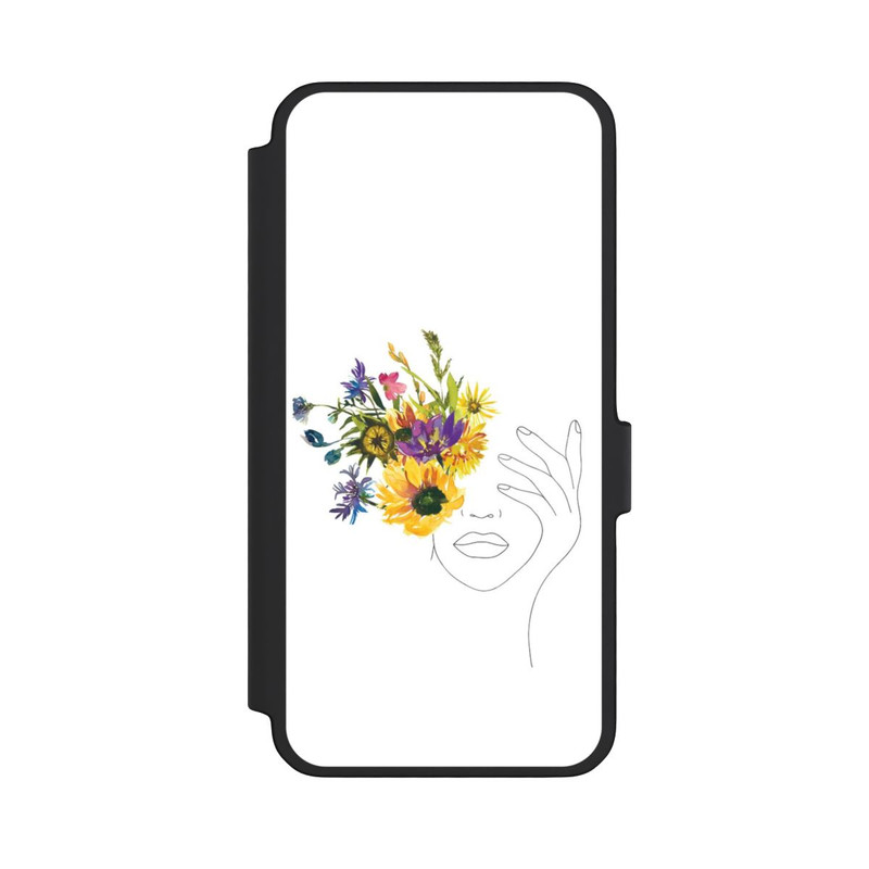 Galaxy A56 5G NIVOflip Line Art Tournesols femme
