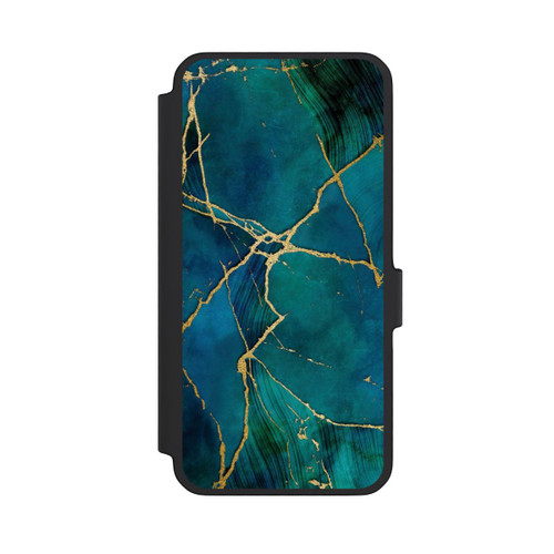 Samsung Galaxy A56 5G NIVOflip Mineral glamour blue gold look