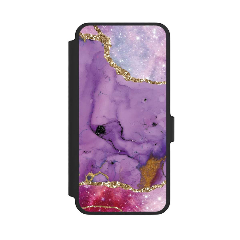 Galaxy A56 5G NIVOflip Purple Galaxy Glamour Marble