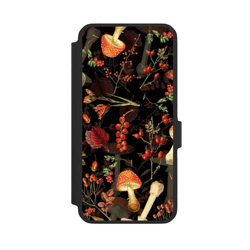 Samsung Galaxy A56 5G NIVOflip Mushroom Pattern Black