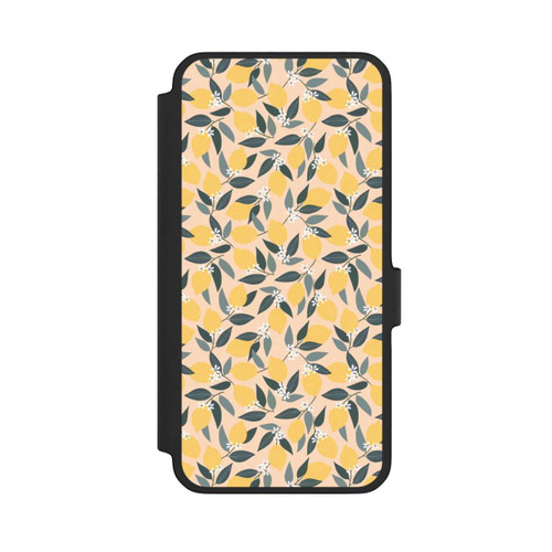 Samsung Galaxy A56 5G NIVOflip Rosa Zitronen-Muster