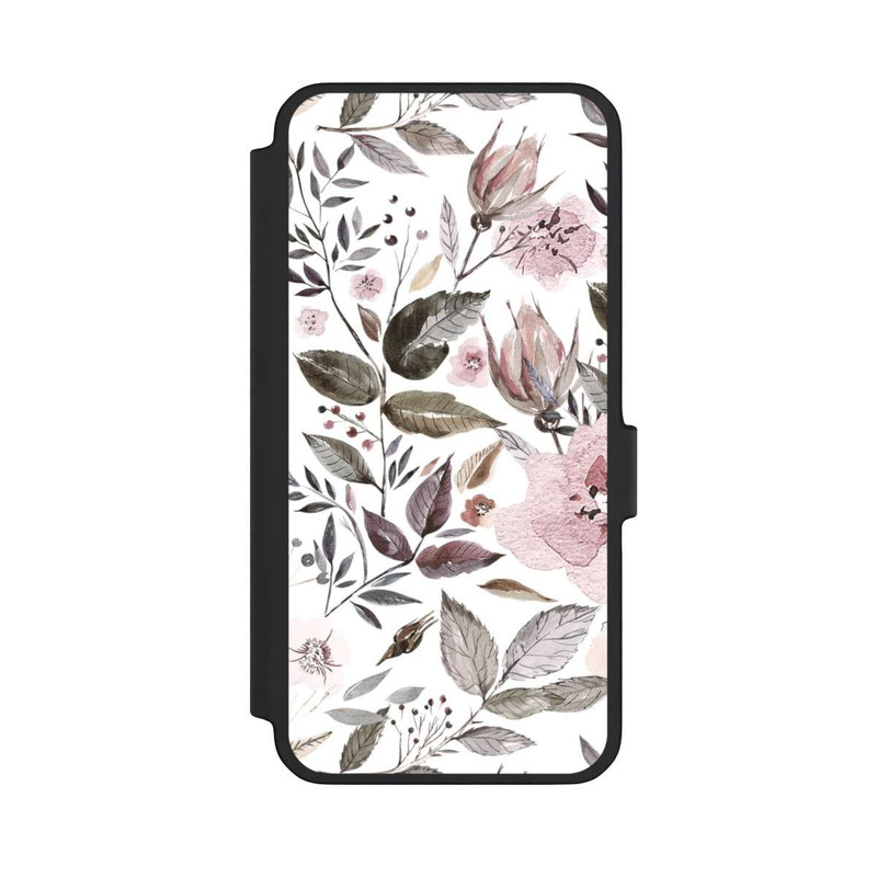 Galaxy A56 5G NIVOflip Aquarell braune Rosenblüten