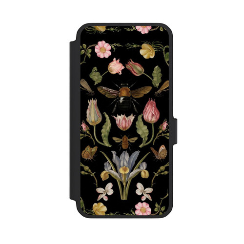 Samsung Galaxy A56 5G NIVOflip Wildblumen und Biene Schwarz