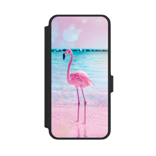 Samsung Galaxy A56 5G NIVOflip Pink Flamingo on the beach