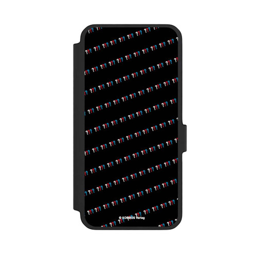 Samsung Galaxy A56 5G NIVOflip Drei Fragezeichen Muster Schräg