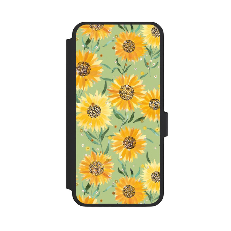Galaxy A56 5G NIVOflip Sonnenblumen grün