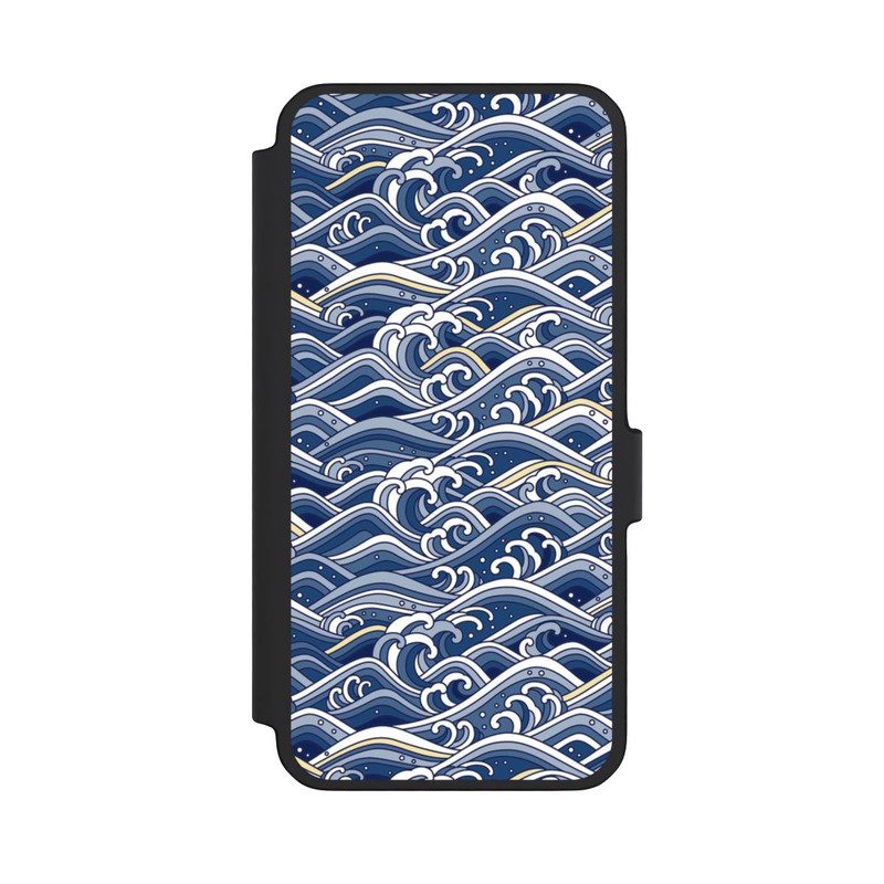 Galaxy A56 5G NIVOflip Vagues bleues kanagawa