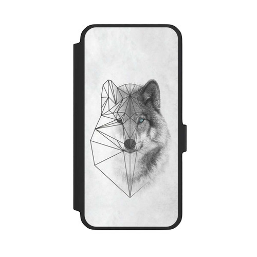 Samsung Galaxy A56 5G NIVOflip Polygonaler Wolf