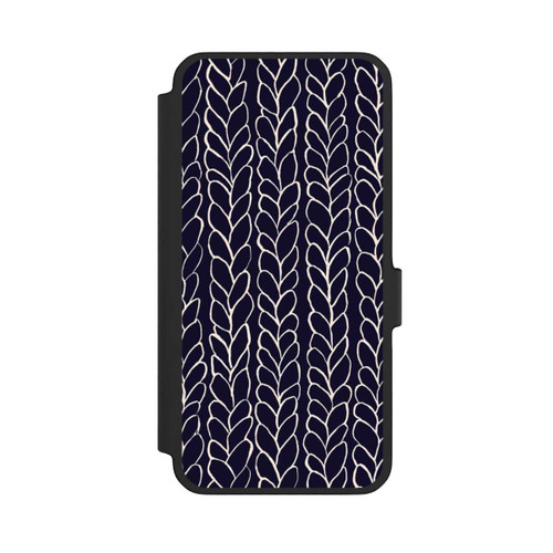 Samsung Galaxy A56 5G NIVOflip Tresses En Laine Dessins Marine