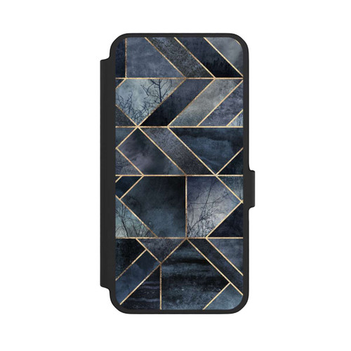 Samsung Galaxy A56 5G NIVOflip Abstraktes Natur-Dunkelblau
