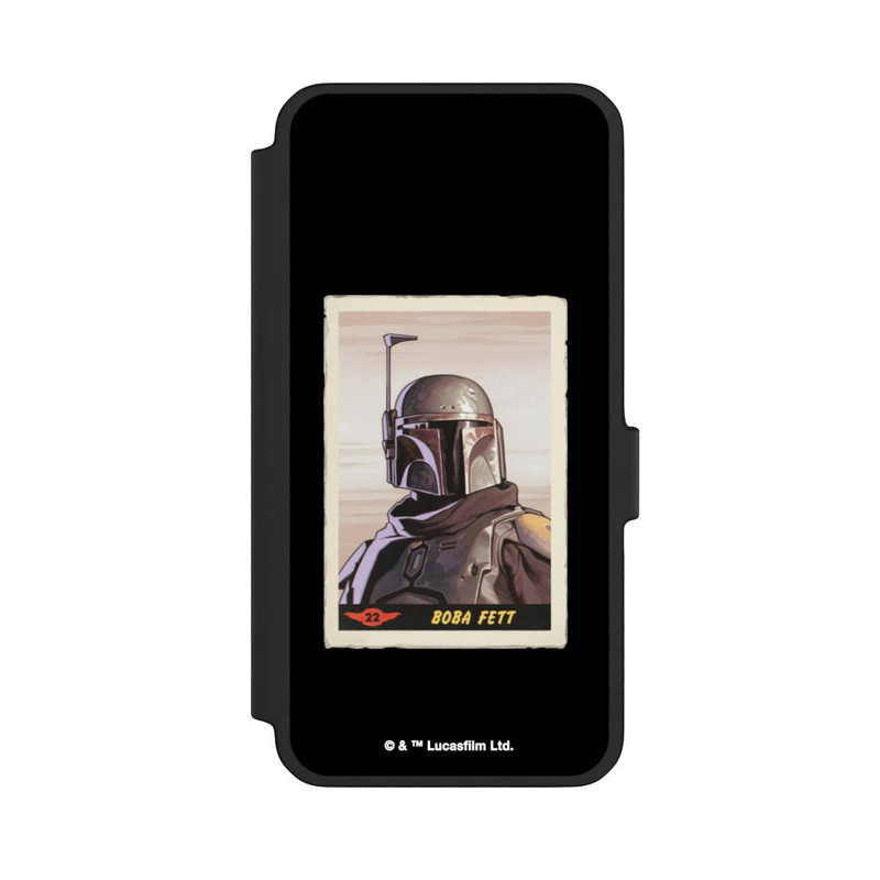 Galaxy A56 5G NIVOflip Boba Fett Badges Schwarzer Hintergrund