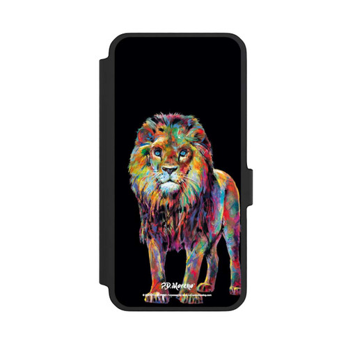 Samsung Galaxy A56 5G NIVOflip Löwe Bunte Kunst von P.D. Moreno