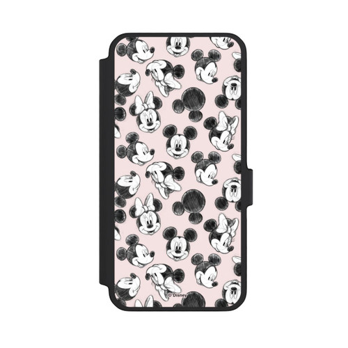 Samsung Galaxy A56 5G NIVOflip Minnie &amp; Mickey Many Faces Pink