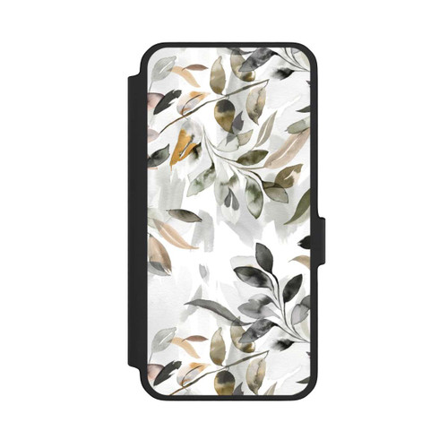 Samsung Galaxy A56 5G NIVOflip Feuilles neutres à l’aquarelle