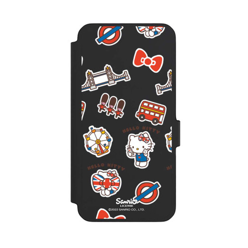 Samsung Galaxy A56 5G NIVOflip Hello Kitty Londoner Abzeichen Transparent