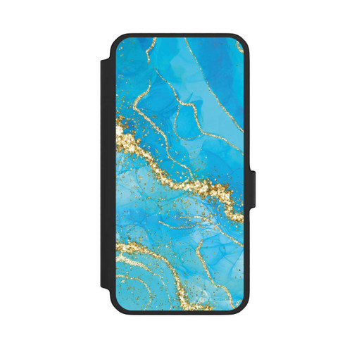 Samsung Galaxy A56 5G NIVOflip Türkis-goldene Tapete