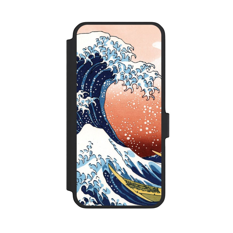 Galaxy A56 5G NIVOflip La Grande Vague de Kanagawa Rouge