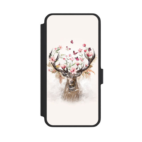 Samsung Galaxy A56 5G NIVOflip Deer Flowers Antlers