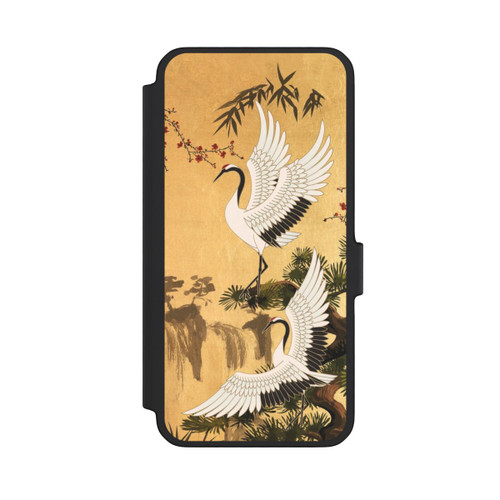 Samsung Galaxy A56 5G NIVOflip Cranes Gold Japan 2