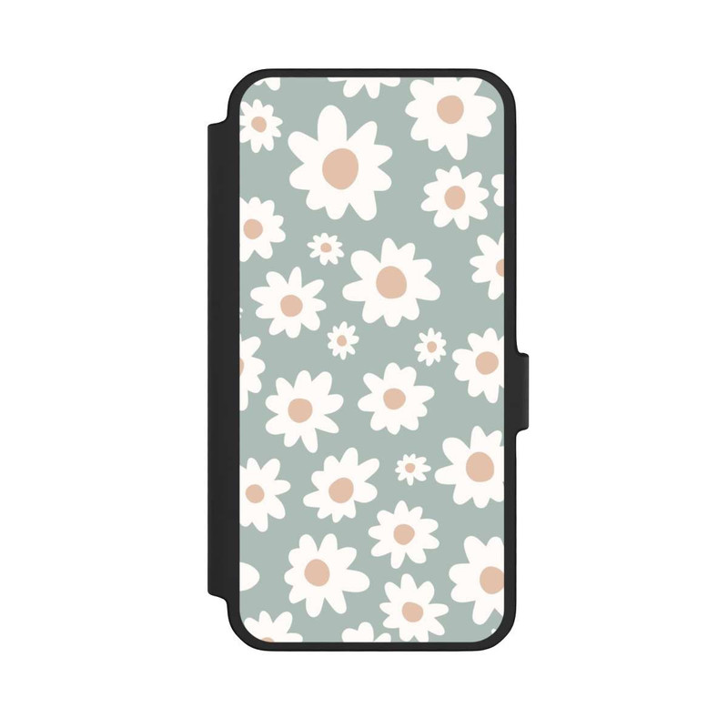 Galaxy A56 5G NIVOflip Gänseblümchen Muster grün