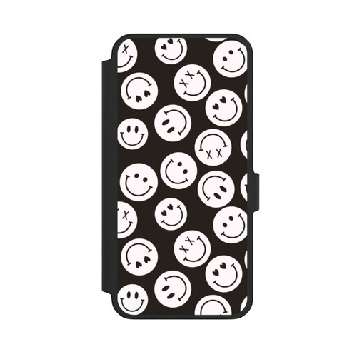 Samsung Galaxy A56 5G NIVOflip Smiles Emotes Pattern Black And White