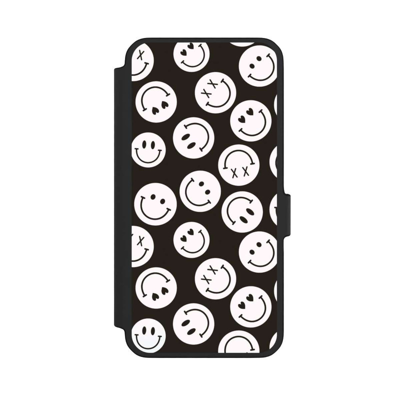 Galaxy A56 5G NIVOflip Smiles Emotes Pattern Black And White