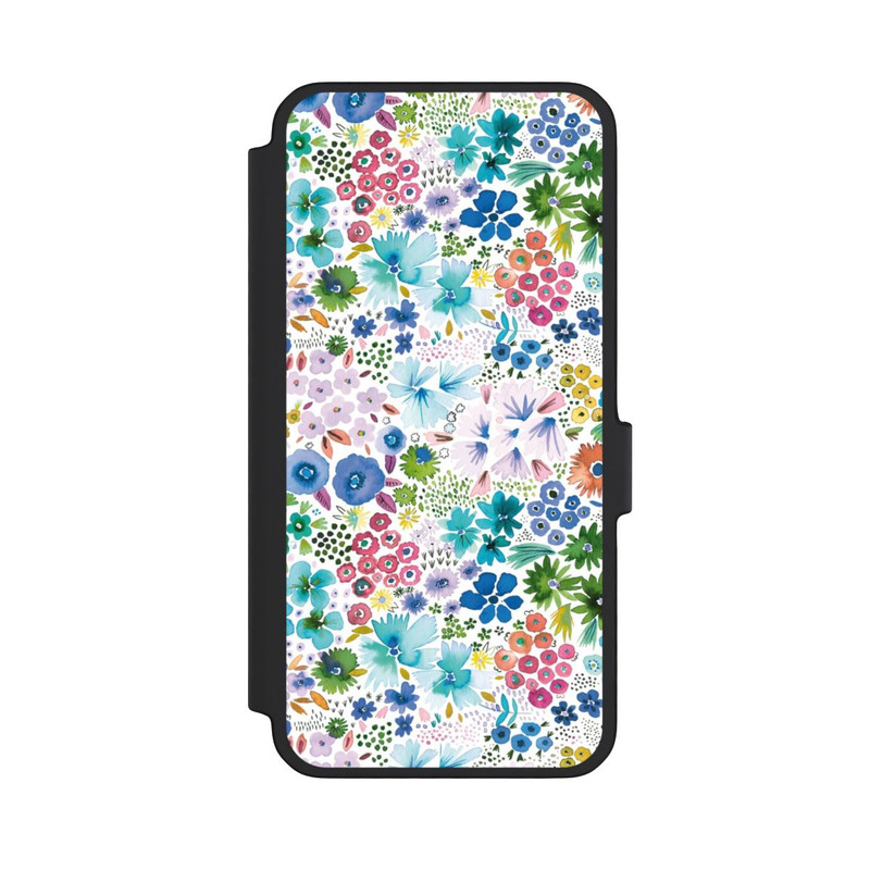 Galaxy A56 5G NIVOflip Kunstvolle kleine Frühlingsblumen blau