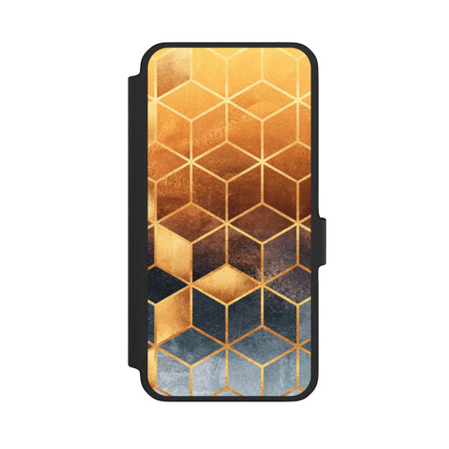 Samsung Galaxy A56 5G NIVOflip Würfel goldener Farbverlauf