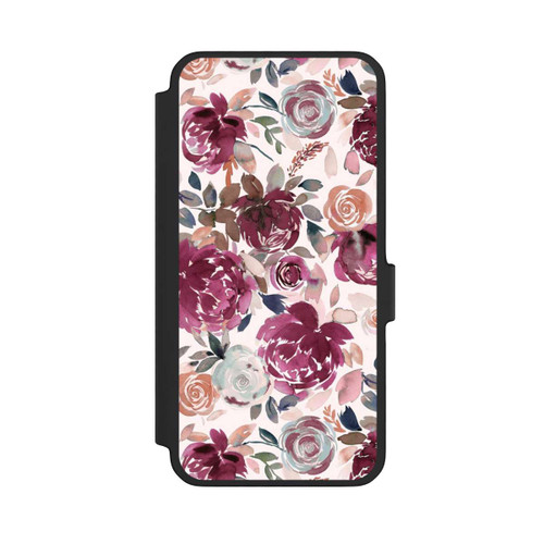 Samsung Galaxy A56 5G NIVOflip Pivoines et roses d'automne Rose