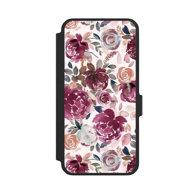 Galaxy A56 5G NIVOflip Herbstpfingstrosen und Rosen in Rosa