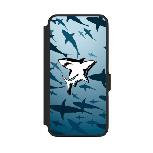 Samsung Galaxy A56 5G NIVOflip Haie Muster Blau