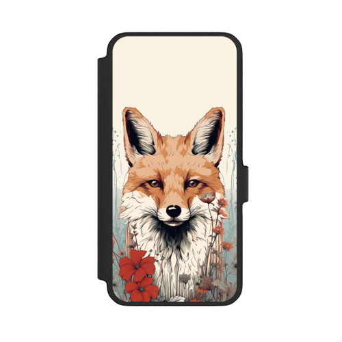Samsung Galaxy A56 5G NIVOflip  Fox with Flowers