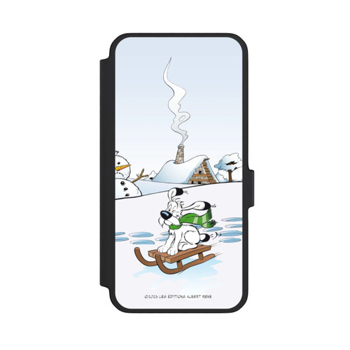 Samsung Galaxy A56 5G NIVOflip Idefix fährt Schlitten