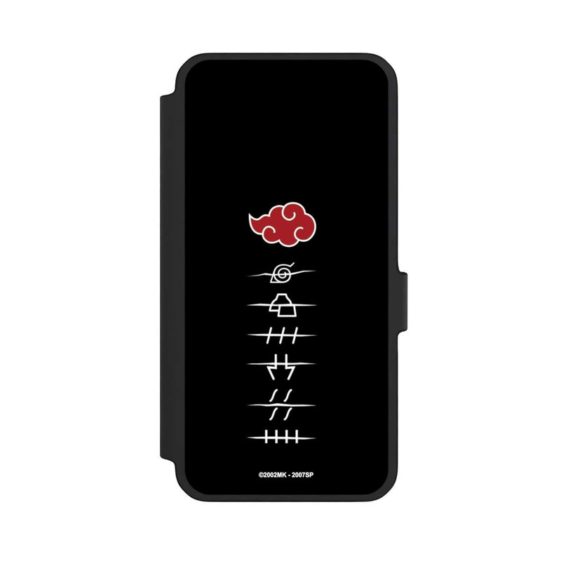 Galaxy A56 5G NIVOflip Symboles des membres de l'Akatsuki noirs